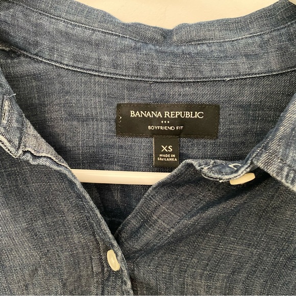 Banana Republic Denim Shirt / Blouse Sz. XS - Picture 2 of 4
